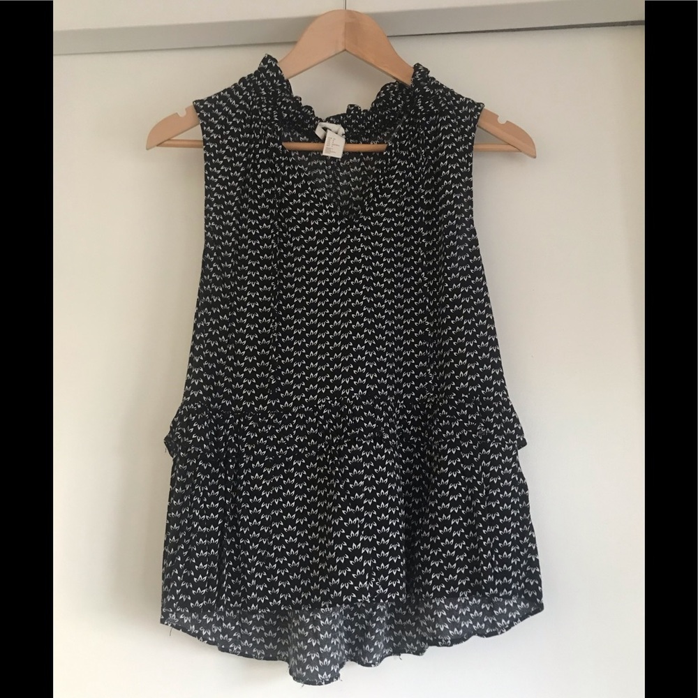 H&M Peplum Printed Tank